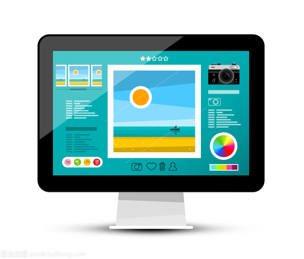 从像素到矢量 屏幕设计中的摄影编辑与软件创新